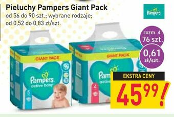Stokrotka Pieluchy Pampers Giant Pack oferta