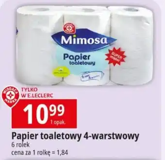 E.Leclerc Papier toaletowy 4-warstwowy oferta