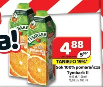 Delfin Sok 100% pomarańcza Tymbark 1 l oferta