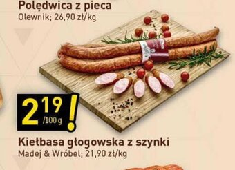 Stokrotka Kiełbasa głogowska z szynki 100g oferta