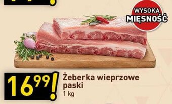 Stokrotka Żeberka wieprzowe paski 1kg oferta