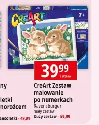 E.Leclerc CreArt Zestaw malowanie po numerkach oferta