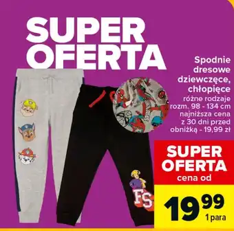 Carrefour Spodnie dresowe oferta