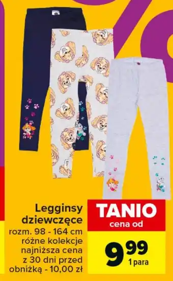 Carrefour Legginsy dziewczęce oferta