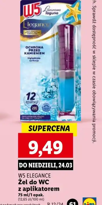 Lidl Żel do WC W5 oferta