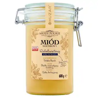 Netto Huzar Miody polskie Miód nektarowy wielokwiatowy kremowany 600 g oferta