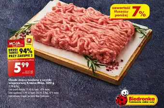 Biedronka Mięso mielone Kraina Mięs oferta