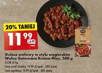 Biedronka Gulasz wołowy Kraina Mięs oferta