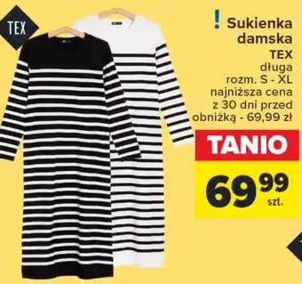 Carrefour Sukienka damska TEX oferta