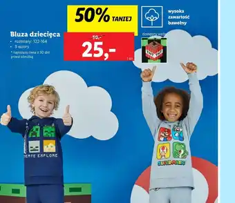 Lidl Bluza dziecięca oferta