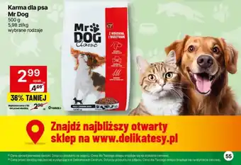 Delikatesy Centrum Karma dla psa Mr Dog oferta