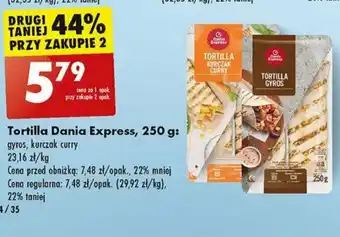 Biedronka Tortilla Dania Express, 250 g oferta
