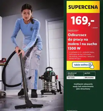 Lidl Odkurzacz Parkside oferta