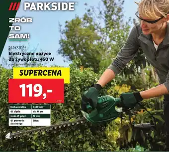 Lidl Elektryczne nożyce Parkside oferta