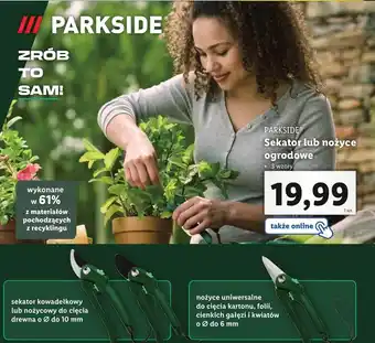 Lidl Nożyce do gałęzi Parkside oferta