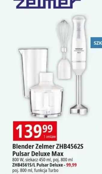 E.Leclerc Blender Zelmer ZHB4562S Pulsar Deluxe Max oferta