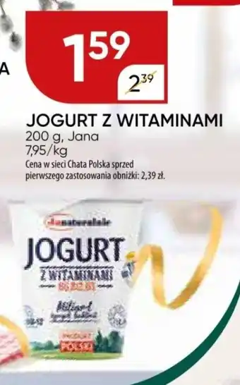 Chata Polska JOGURT Z WITAMINAMI 200 g oferta