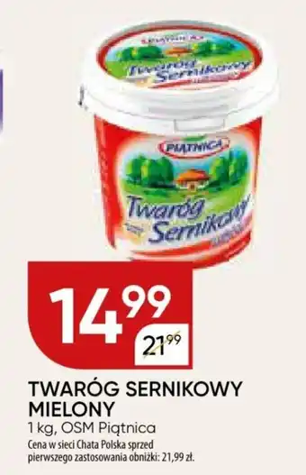 Chata Polska TWARÓG SERNIKOWY MIELONY 1 kg oferta