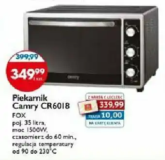 E.Leclerc Piekarnik cr 6018 1 SZT oferta