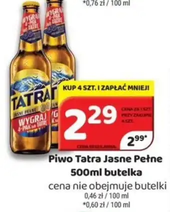 Delfin Piwo Tatra Jasne Pełne 500 ml oferta