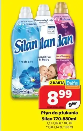 Delfin Płyn do płukania Silan 770 - 880 ml oferta