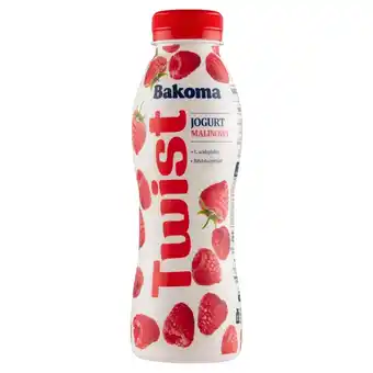 Carrefour Express Bakoma Twist Jogurt malinowy 370 g oferta