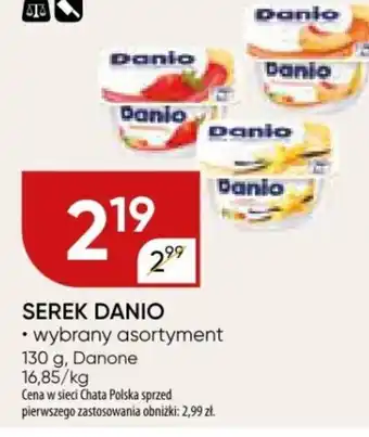 Chata Polska SEREK DANIO 130 g, Danone oferta