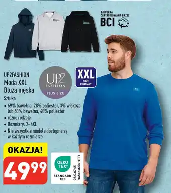 ALDI UP2FASHION Moda XXL Bluza męska oferta