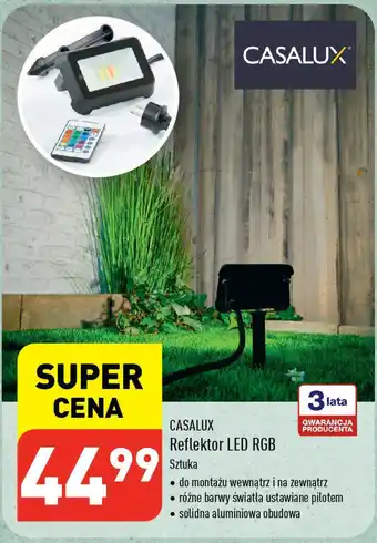 ALDI CASALUX Reflektor LED RGB oferta