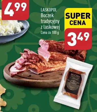 ALDI LASKOPOL Boczek tradycyjny z laskowej 100 g oferta