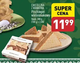ALDI CIASTECZKA Z KRAKOWA Pischinger wielosmakowy 300 g oferta