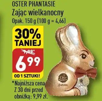 ALDI OSTER PHANTASIE Zając wielkanocny 150 g oferta