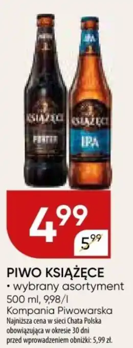 Chata Polska PIWO KSIĄŻĘCE 500 ml oferta