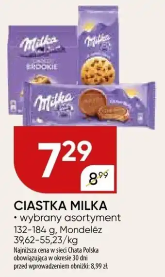 Chata Polska CIASTKA MILKA 132-184 g oferta