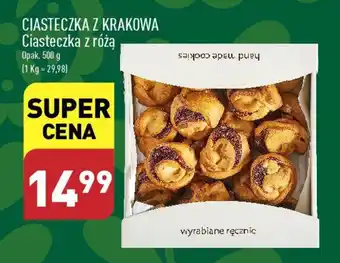 ALDI CIASTECZKA Z KRAKOWA Ciasteczka z różą 500 g oferta