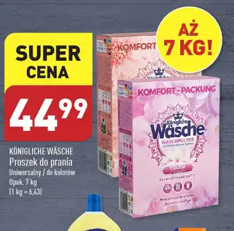 ALDI KÖNIGLICHE WÄSCHE Proszek do prania 7 kg oferta