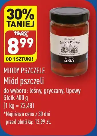 ALDI MIODY PSZCZELE Miód pszczeli 400 g oferta
