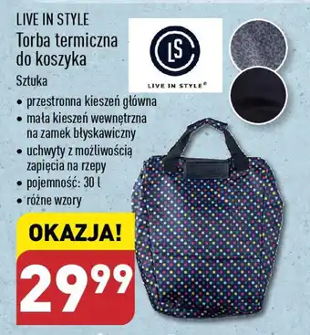 ALDI LIVE IN STYLE Torba termiczna do koszyka oferta