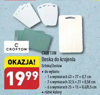ALDI CROFTON Deska do krojenia oferta