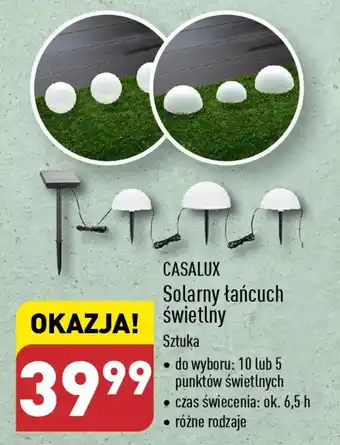 ALDI CASALUX Solarny łańcuch świetlny oferta
