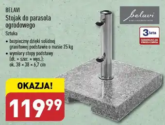 ALDI BELAVI Stojak do parasola ogrodowego oferta