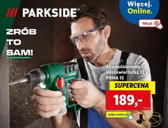 Lidl PARKSIDE Akumulatorowa młotowiertarka 12 V, PBHA 12 oferta