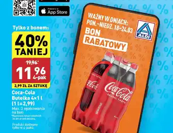 ALDI Coca-Cola 4x1l oferta