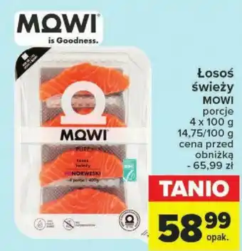 Carrefour Łosoś świeży MOWI 150g oferta