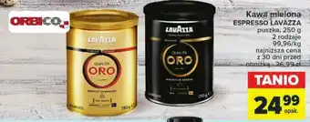 Carrefour Kawa mielona ESPRESSO LAVAZZA 250g oferta