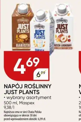 Chata Polska NAPÓJ ROŚLINNY JUST PLANTS 500 ml oferta