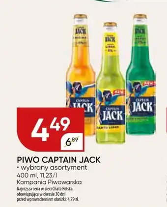 Chata Polska PIWO CAPTAIN JACK 400 ml oferta