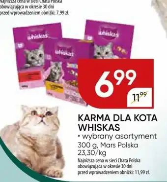 Chata Polska KARMA DLA KOTA WHISKAS 300 g oferta