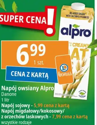 E.Leclerc Napój owsiany Alpro Danone 1l oferta