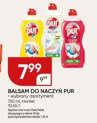 Chata Polska BALSAM DO NACZYŃ PUR 750 ml oferta